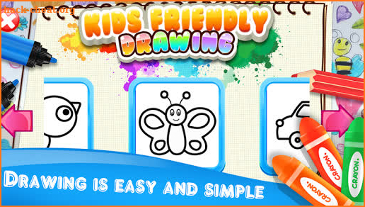 Friendly Drawing For Kids screenshot