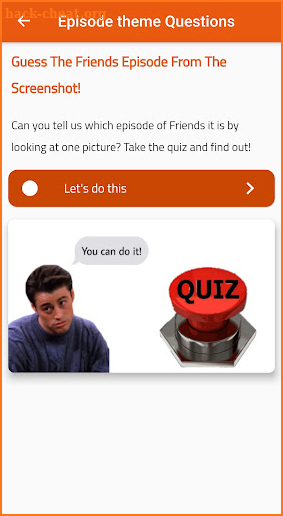 Friends Quiz and Trivia screenshot