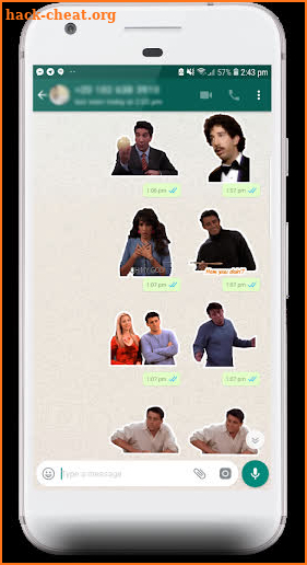 Friends TV Show Sticker for WhatsApp screenshot