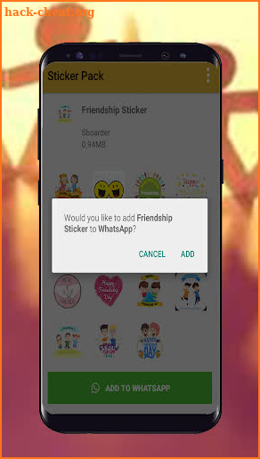 Friendship Day Stickers for WhatsApp screenshot