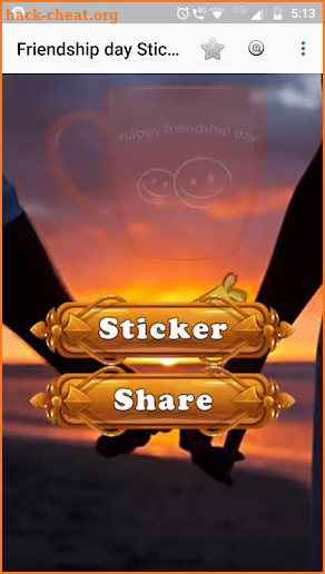 Friendship day Stickers - WAStickerApps screenshot