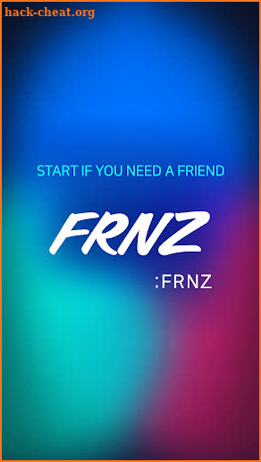 FRNZ:Start if you need a frnd! screenshot