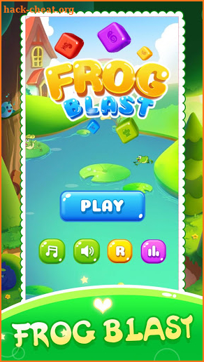 Frog Blast: Tap Cube to Blast screenshot