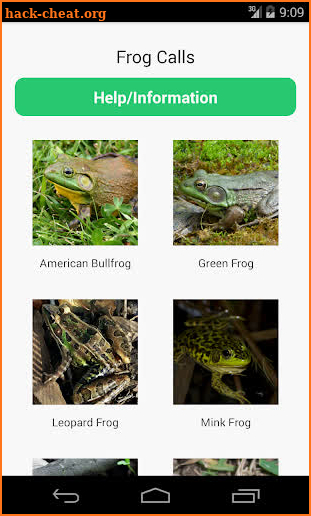 Frog Calls screenshot