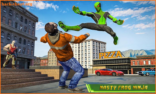 Frog Ninja Hero Gangster Vegas Superhero Games screenshot