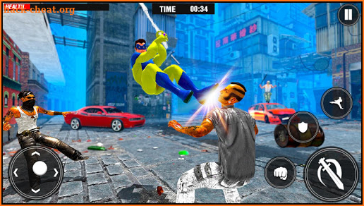 Frog Rope Ninja Hero : Ninja Hero Gangster Fight screenshot