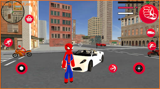 Frog-Spider StickMan Rope Hero Gangster Vegas screenshot