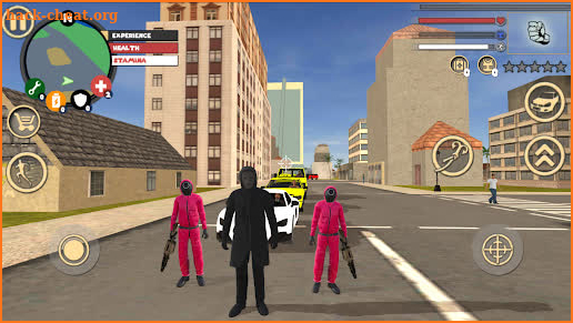 Front Man Rope Hero Squid Fighting Gangstar Crime screenshot