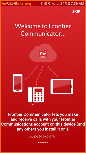 Frontier Communicator screenshot
