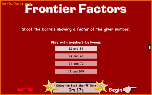 Frontier Factors screenshot
