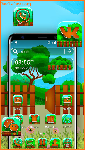 Frontyard Nature Launcher Theme screenshot
