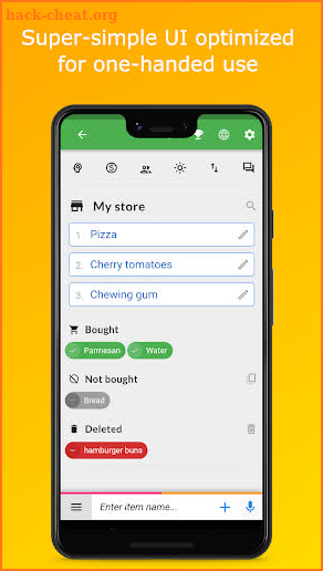 Frooty - Grocery Shopping List screenshot