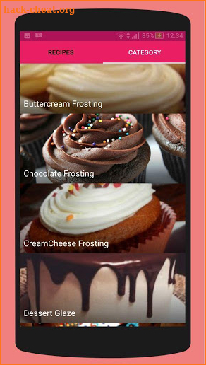 Frosting & Icing Cake Recipes screenshot
