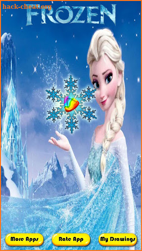 frozen elsas coloring princesses ana ollaf screenshot