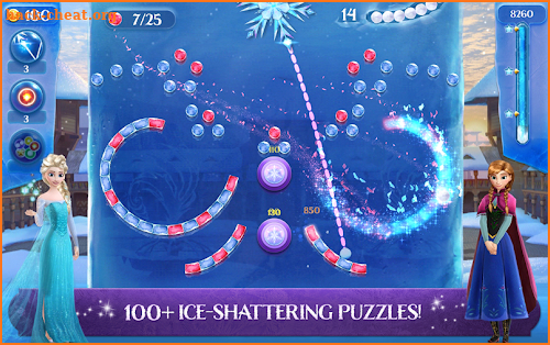 Frozen Free Fall: Icy Shot screenshot