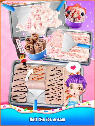 Frozen Ice Cream Roll - Sweet Desserts Maker screenshot