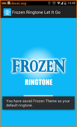 Frozen Ringtone - Let It Go screenshot