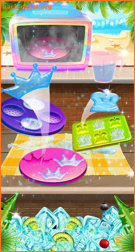 Frozen Slush Ice Candy - Rainbow Slushy Food Maker screenshot