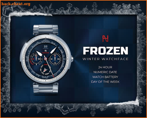 Frozen watchface by Hana screenshot