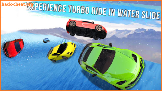 Frozen Water Slide Car Race; Aqua Park adventure screenshot