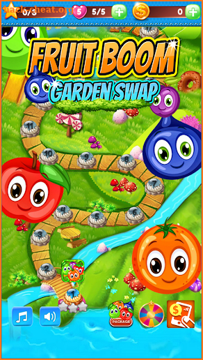 Fruit Boom Garden Swap screenshot