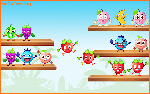 Fruit Color Sort Puzzle screenshot