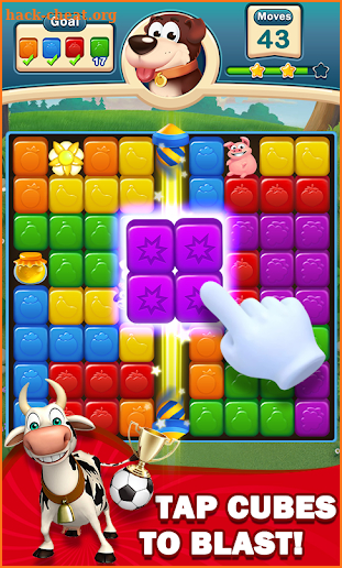 Fruit Cubes Blast - Tap Puzzle Legend screenshot