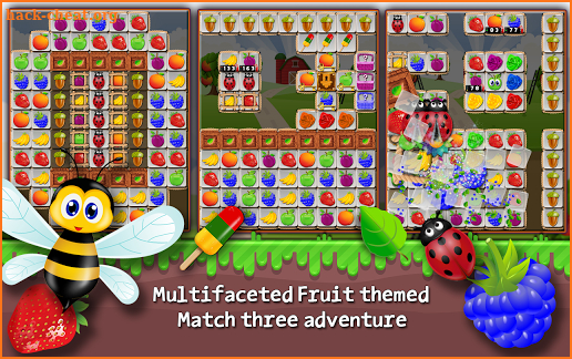 Fruit Drops 3 - Match 3 puzzle screenshot