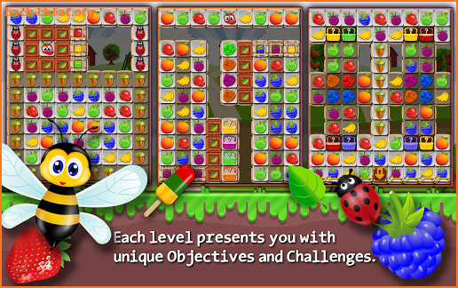 Fruit Drops 3 - Match 3 puzzle screenshot