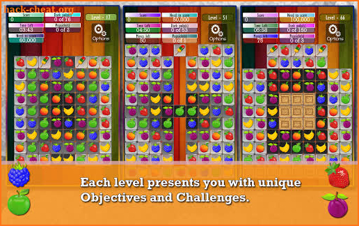 Fruit Drops - Match three game screenshot