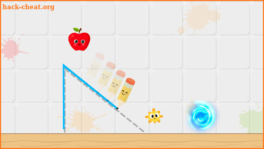 Fruit Escape: Draw Line screenshot