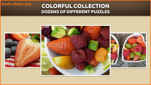 Fruit jigsaw puzzles screenshot