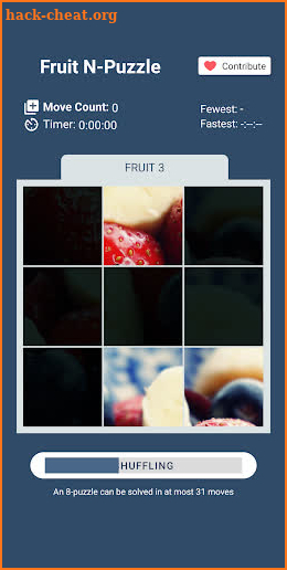 Fruit N-Puzzle screenshot