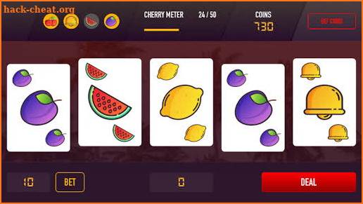 Fruit Poker Video Poker screenshot