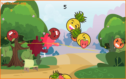 Fruit slash screenshot
