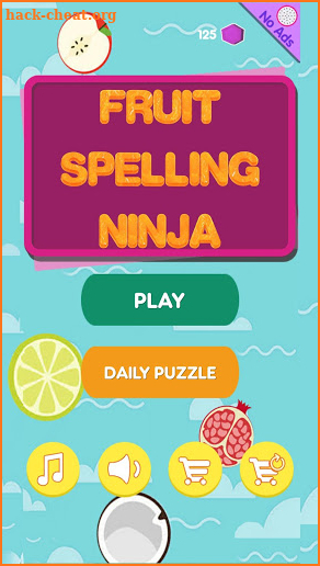 Fruit Spelling Ninja screenshot