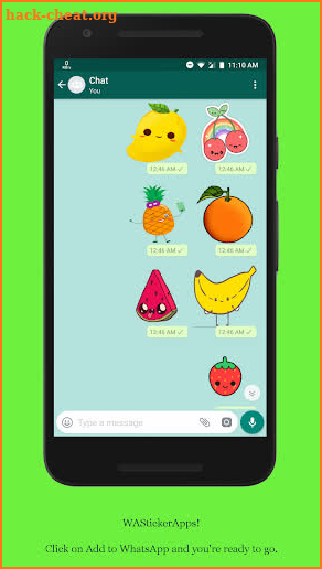 Fruit Sticker App for WhatsApp screenshot