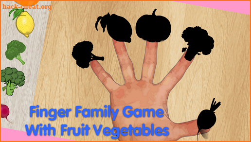 Fruit Vegetable Finger Family Puzzle Game screenshot