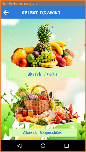 Fruit Vegetables Coloring Book screenshot