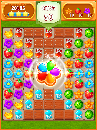 Fruits & Blossom Match Free screenshot