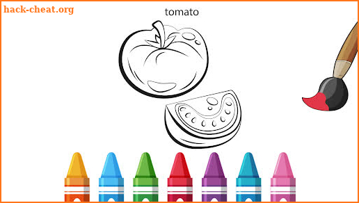 Fruits And Vegetables Coloring screenshot