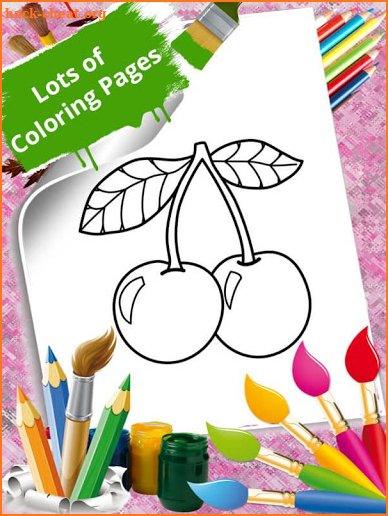 Fruits & Vegetables Coloring Book screenshot