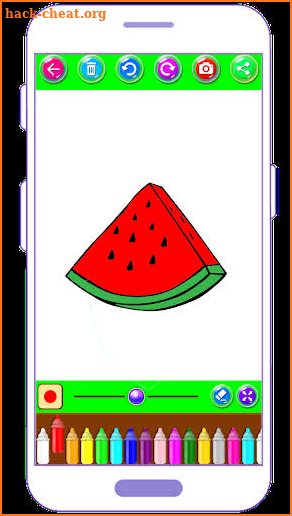 Fruits and Vegetables Coloring Pages screenshot