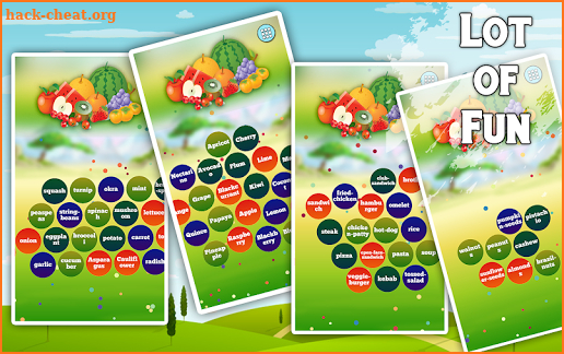 Fruits and Vegetables - Preschool Kids Learning screenshot
