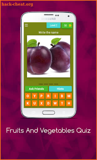 Fruits and Vegetables Quiz screenshot