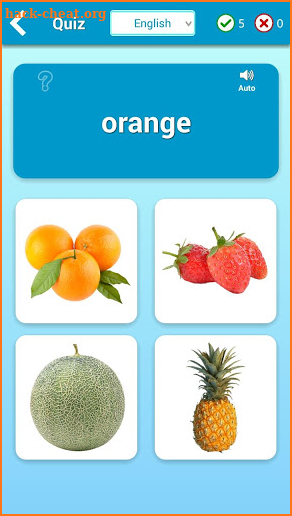 Fruits Cards (Learn Languages) screenshot