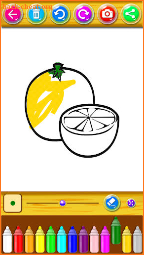 Fruits Coloring And Drawing screenshot