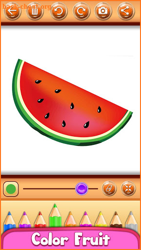 fruits coloring & drawing book screenshot