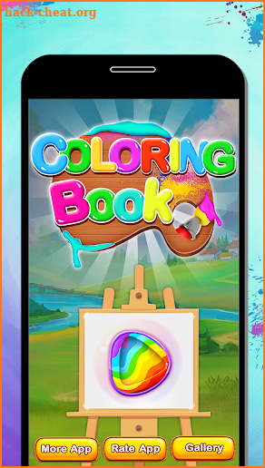 Fruits Coloring Book & Drawing Book - Kids Game screenshot
