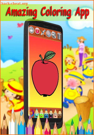 Fruits Coloring Game & Drawing Book screenshot